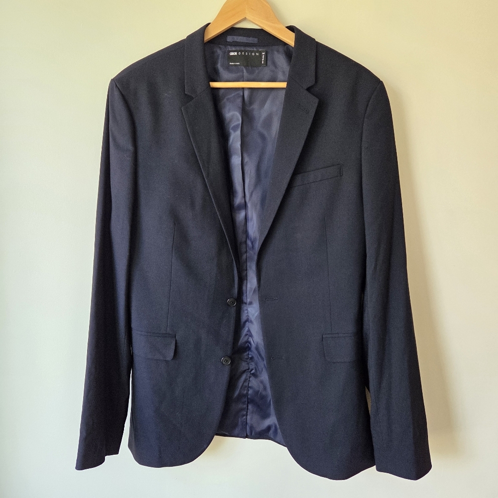 ASOS Blue Sport Coat Tailored Blazer